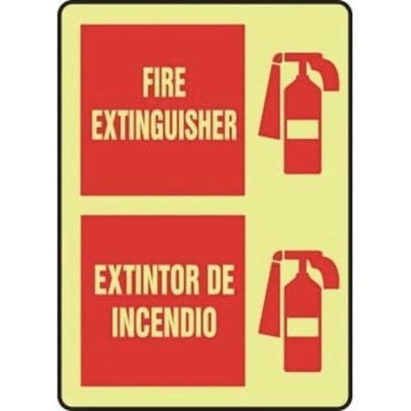 Accuform BILINGUAL FIRE Safety Sign FIRE SBMFXG931XL SBMFXG931XL